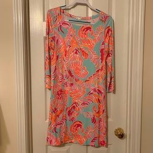 Lilly Pulitzer Sophie Poolside Blue Love Birds L